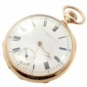 Rare! Patek Philippe 18k Yellow Gold Triple Signed 20s Pocket Watch c. 1890's